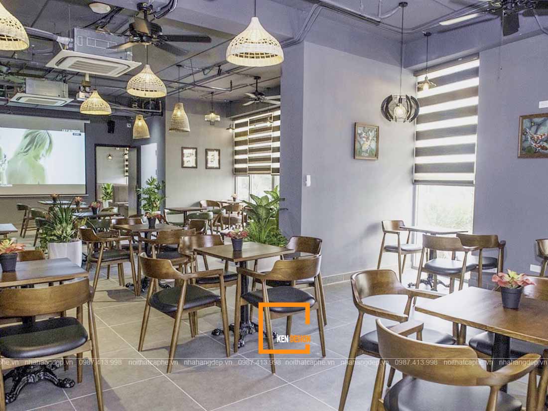 xu hướng thiết kế quán cafe 